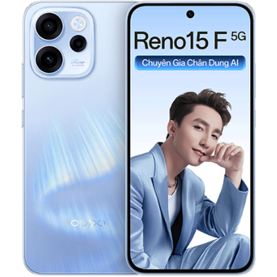 Oppo Reno 15F xanh